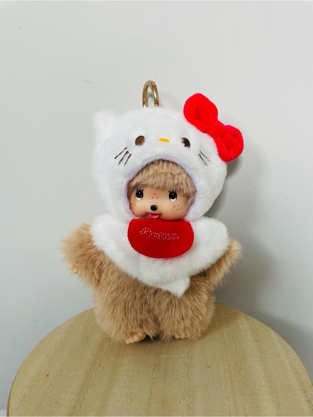 Monchhichi x Hello Kitty 2020 Bebichhichi Keychain KThingS Japan Exclusive
